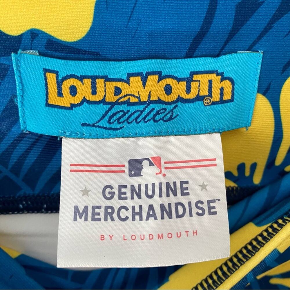 Loudmouth NWTS Tampa Bay Rays Hibiscus MLB Golf Mini Skort Skirt size large - Picture 7 of 9